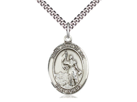 St Joan of Arc - Oval Patron Saint Series - Bliss - Chiarelli's Religious Goods & Church Supply