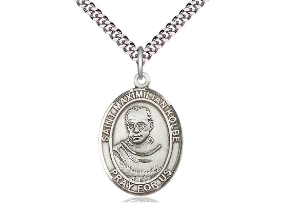 St Maximilian Kolbe Oval Patron Series - Bliss - Chiarelli's Religious Goods & Church Supply