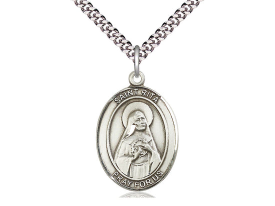 St Rita of Cascia Oval Patron Series - Bliss - Chiarelli's Religious Goods & Church Supply