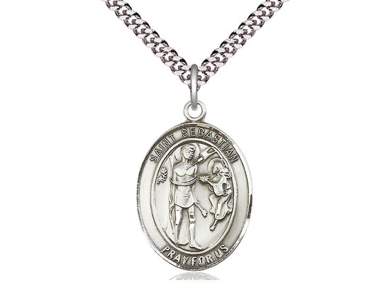 St Sebastian Oval Patron Series - Bliss - Chiarelli's Religious Goods & Church Supply
