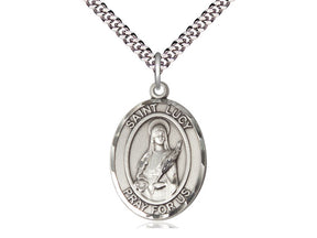 St Lucy Oval Patron Series - Bliss - Chiarelli's Religious Goods & Church Supply