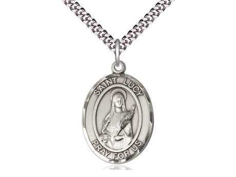 St Lucy Oval Patron Series - Bliss - Chiarelli's Religious Goods & Church Supply