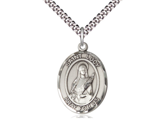 St Lucy Oval Patron Series - Bliss - Chiarelli's Religious Goods & Church Supply