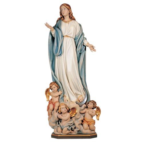 Assumption by Murillo Demetz Statue - Demetz - Chiarelli's Religious Goods & Church Supply