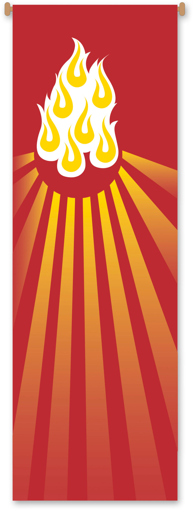 Flames Banner - Slabbinck - Chiarelli's Religious Goods & Church Supply