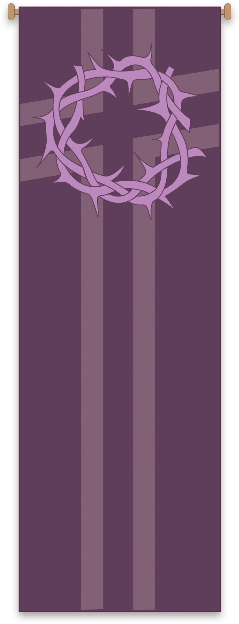 Lent: Crown of Thorns Banner - Slabbinck - Chiarelli's Religious Goods & Church Supply