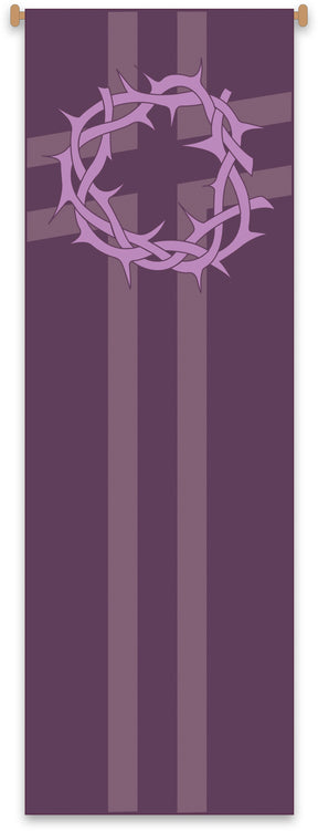 Lent: Crown of Thorns Banner - Slabbinck - Chiarelli's Religious Goods & Church Supply