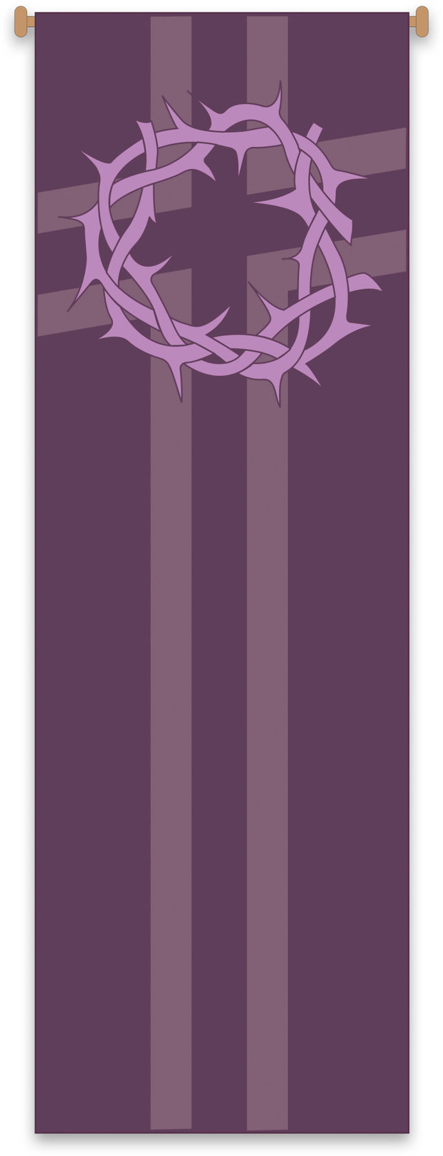 Lent: Crown of Thorns Banner - Slabbinck - Chiarelli's Religious Goods & Church Supply