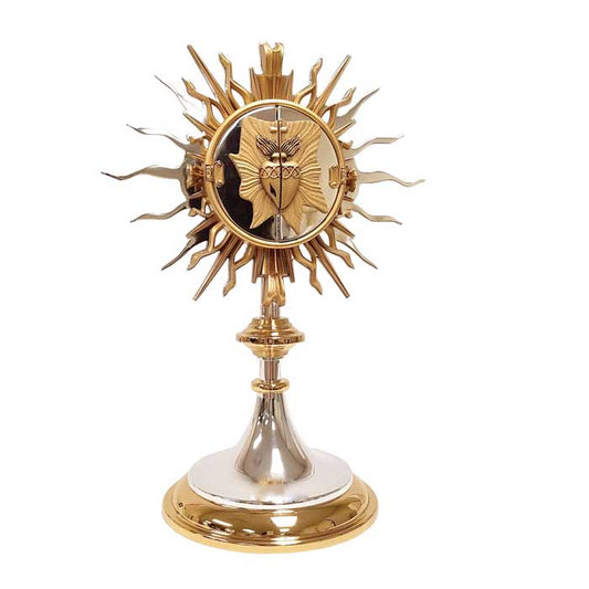 Ostensoria - Gold and Silver Plated - M370 | Chapel Size