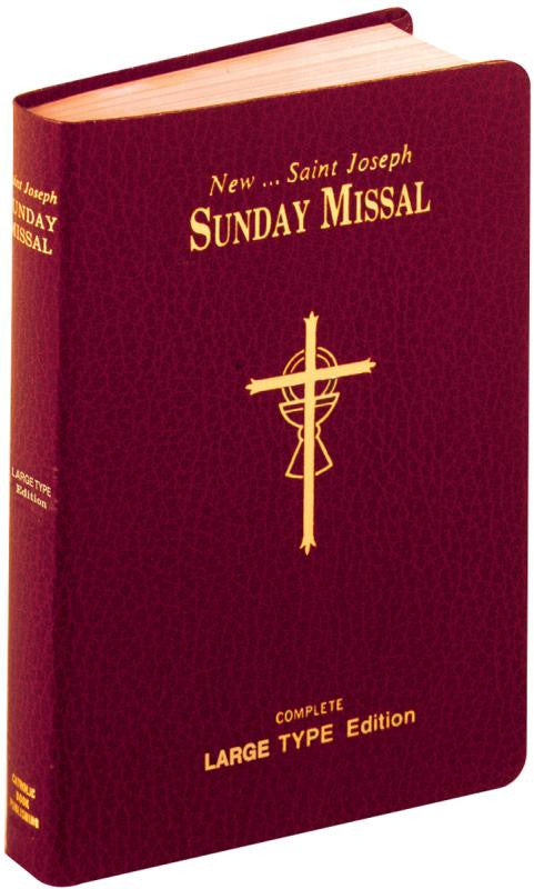 ST. JOSEPH SUNDAY MISSAL (LARGE TYPE) - Catholic Book - Chiarelli's Religious Goods & Church Supply