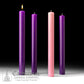 Advent Altar Candles - Candle Sets - Cathedral Candle - Chiarelli's Religious Goods & Church Supply