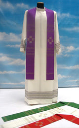 Linea Style Overlay Stole - SLV860S - Solivari - Chiarelli's Religious Goods & Church Supply