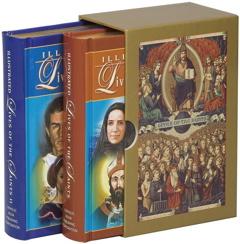 ILLUSTRATED LIVES OF THE SAINTS BOXED SET - Catholic Book - Chiarelli's Religious Goods & Church Supply