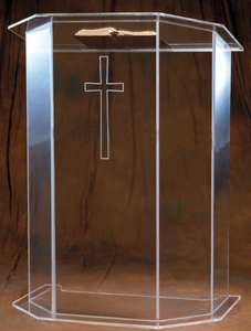 Woerner Industries - Acrylic Pulpit | #3351/#3350