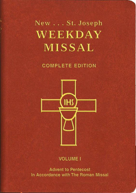 ST. JOSEPH WEEKDAY MISSAL (Vol. I/Advent to Pentecost) - Catholic Book - Chiarelli's Religious Goods & Church Supply