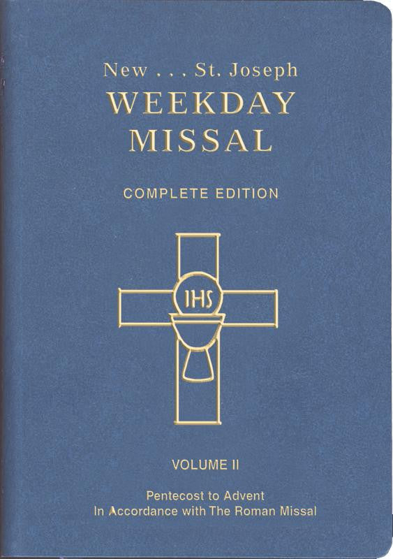 ST. JOSEPH WEEKDAY MISSAL (Vol. II/Pentecost to Advent) - Catholic Book - Chiarelli's Religious Goods & Church Supply