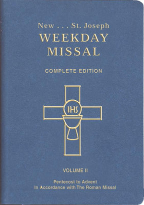ST. JOSEPH WEEKDAY MISSAL (Vol. II/Pentecost to Advent) - Catholic Book - Chiarelli's Religious Goods & Church Supply