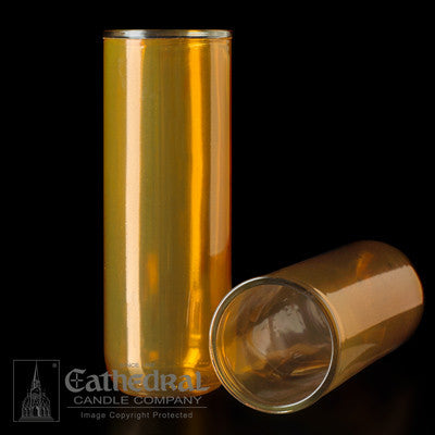 Inserta | Lite Reusable Globe | 5-6-7 Day | All Colors - Cathedral Candle - Chiarelli's Religious Goods & Church Supply