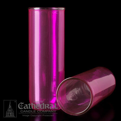 Inserta | Lite Reusable Globe | 5-6-7 Day | All Colors - Cathedral Candle - Chiarelli's Religious Goods & Church Supply