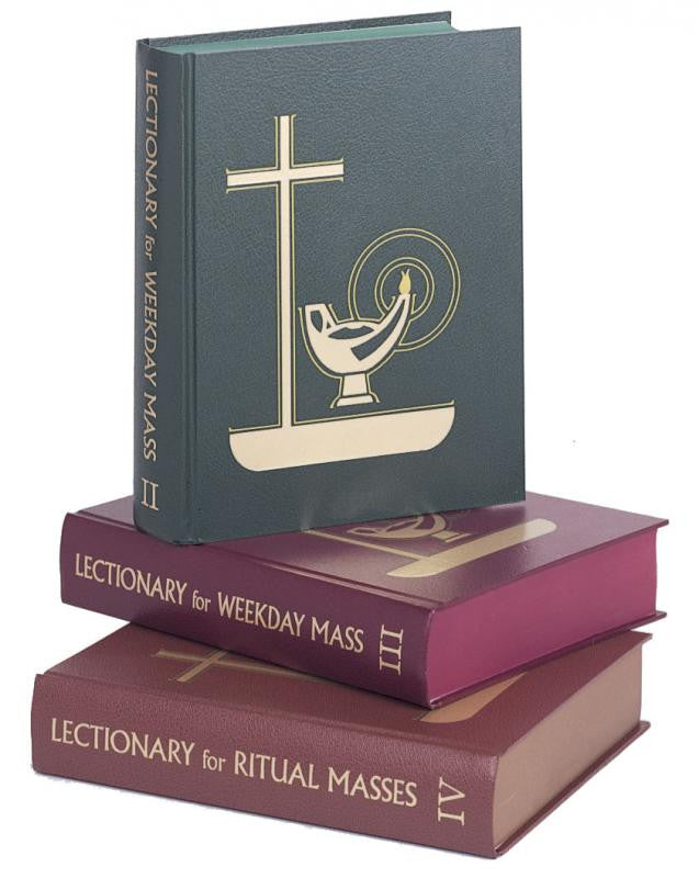 LECTIONARY - WEEKDAY MASS (SET OF 3) - Catholic Book - Chiarelli's Religious Goods & Church Supply
