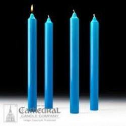 Advent Altar Candles - 4 Candles - Cathedral Candle - Chiarelli's Religious Goods & Church Supply