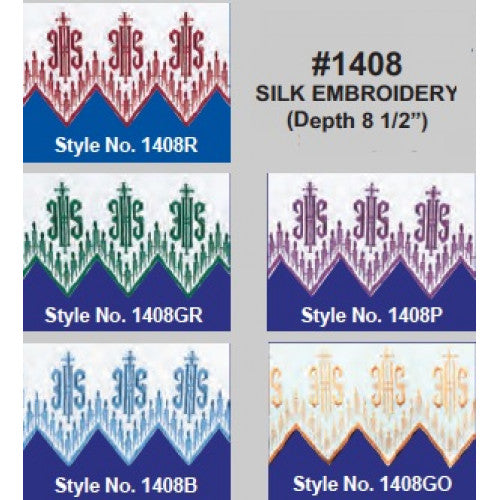 Paños de altar bordados 100% poliéster | #1408