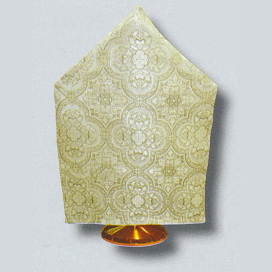 White and Gold Normandy Brocade Monstrance Cover