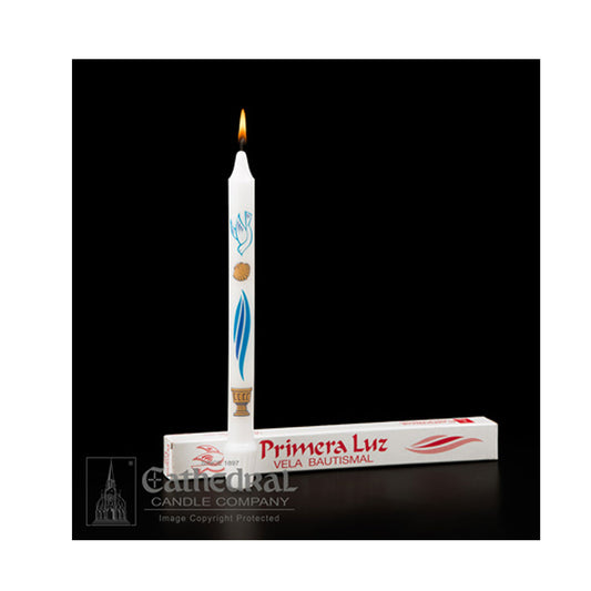 Baptism Candles - Primera Luz - Cathedral Candle - Chiarelli's Religious Goods & Church Supply