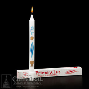 Baptism Candles - Primera Luz - Cathedral Candle - Chiarelli's Religious Goods & Church Supply