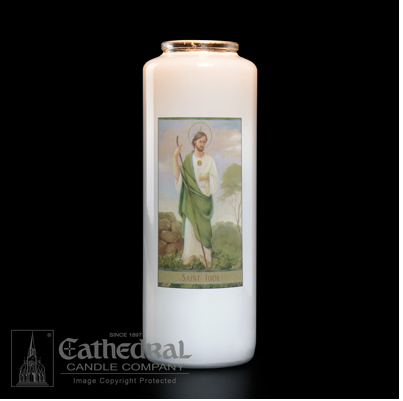 St. Jude Candle - Sacred Image Collection - Cathedral Candle - Chiarelli's Religious Goods & Church Supply