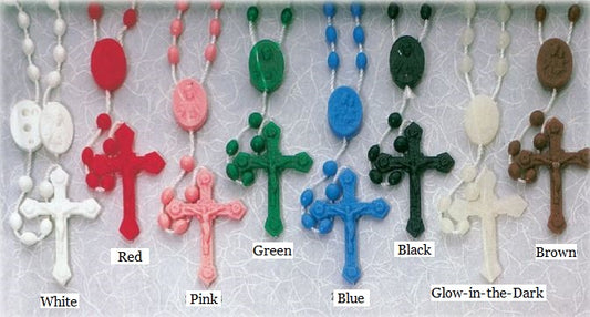 Plastic Rosaries - Religious Art - Chiarelli's Religious Goods & Church Supply