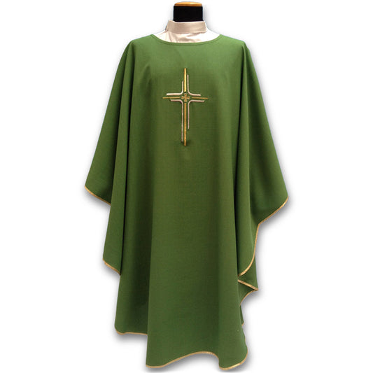 Chasuble - Micro Monastico Fabric - Light Weight & Soft - Solivari - Chiarelli's Religious Goods & Church Supply