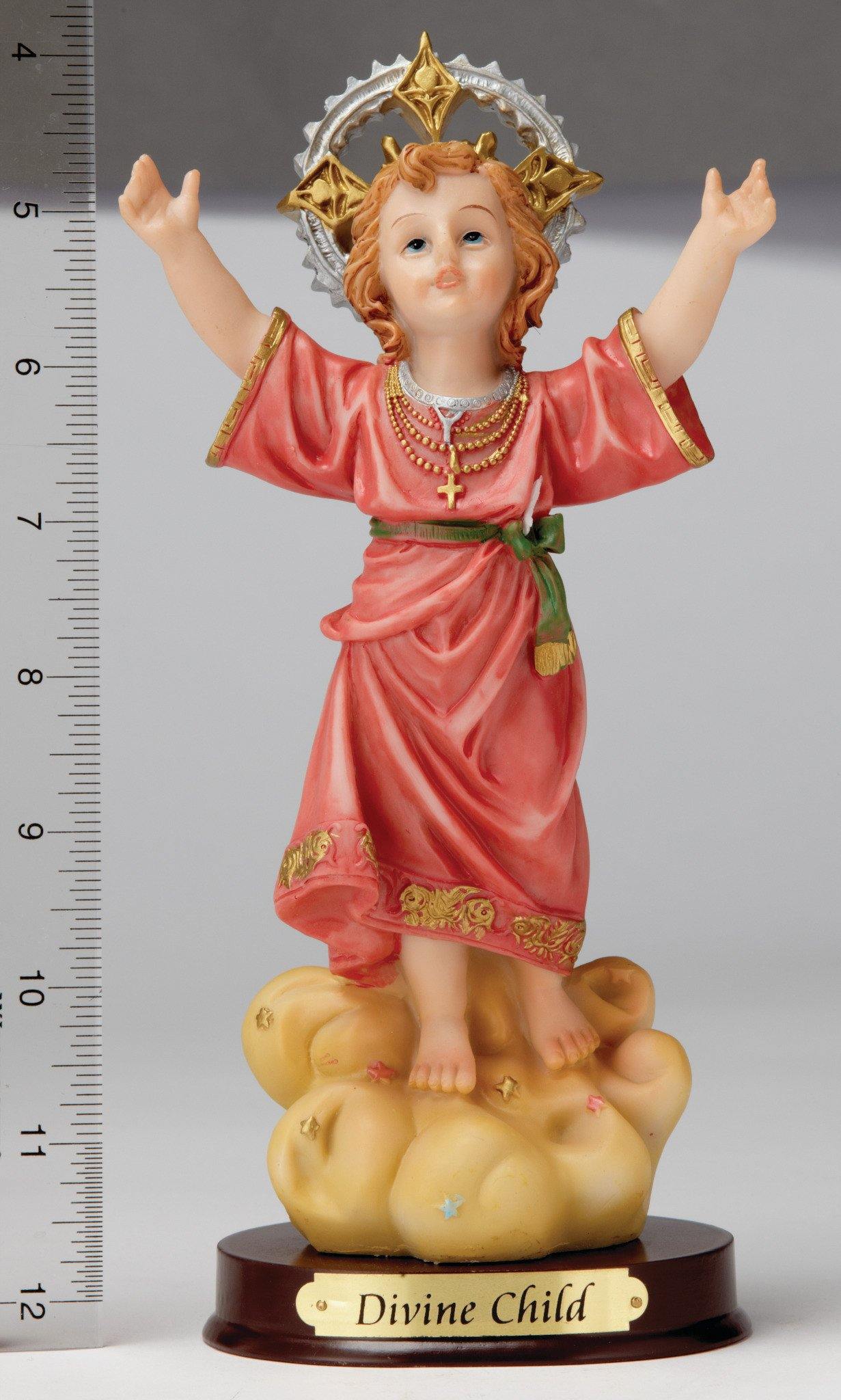8" Divino Nino - Divine Child Statue - Hand Painted - Religious Art - Chiarelli's Religious Goods & Church Supply