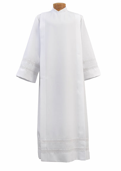 Front Wrap Alb - 222 - Monks Cloth - Beau Veste - Chiarelli's Religious Goods & Church Supply