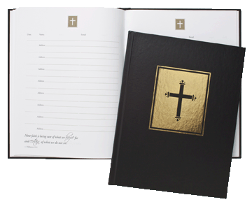 Mass Guest Book - 8" x 11" - FXM - Chiarelli's Religious Goods & Church Supply