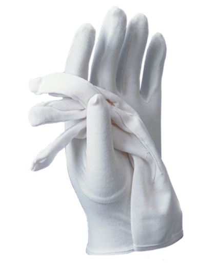 White Nylon Gloves - Murphy Robes - Chiarelli's Religious Goods & Church Supply