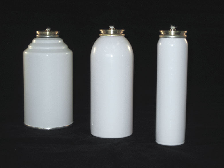 Lux Mundi - Metal Refillable Containers - Cathedral Candle - Chiarelli's Religious Goods & Church Supply