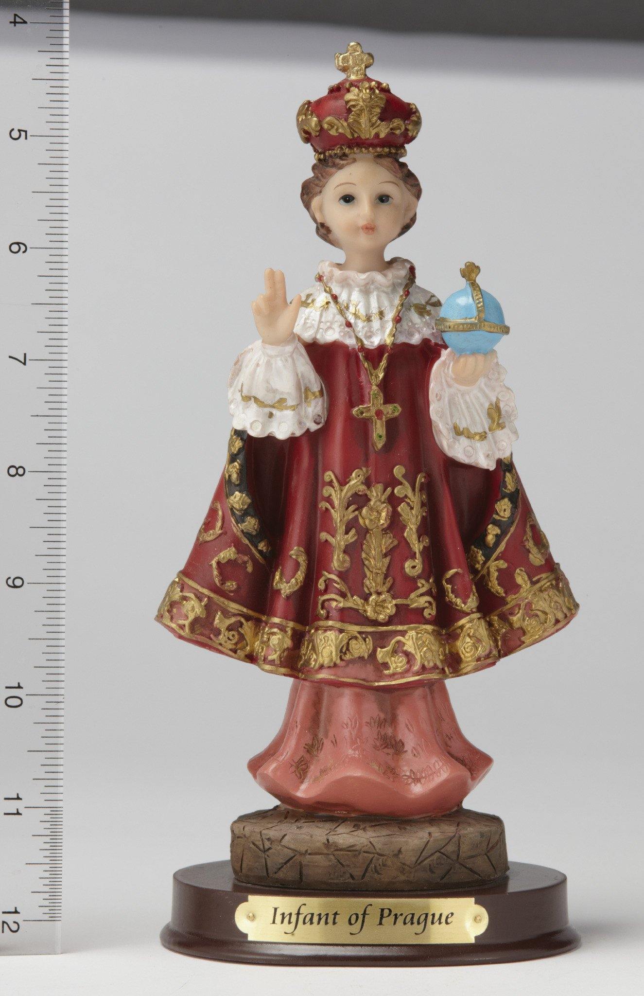 8" Infant of Prague Statue - Hand Painted - Religious Art - Chiarelli's Religious Goods & Church Supply