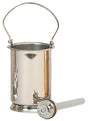 Holy Water Pot and Sprinkler - Stainless Steel - K189 - Koleys - Chiarelli's Religious Goods & Church Supply