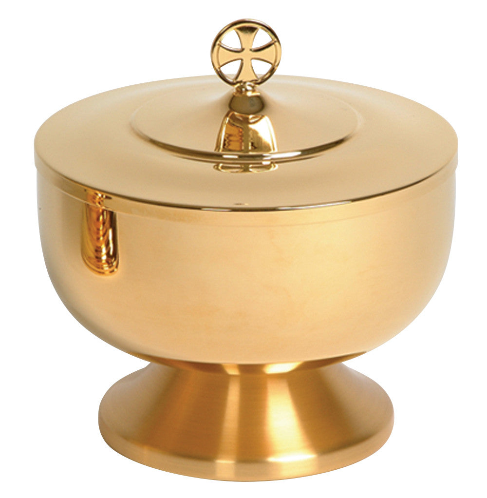 Ciborium Bowl - 24K Gold Plated - 900 host cap. - K369 - Koleys - Chiarelli's Religious Goods & Church Supply