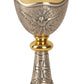 Chalice and Ciborium - Gold plated and Silver - Holy Spirit/Grapes/Leaf - Koleys - Chiarelli's Religious Goods & Church Supply