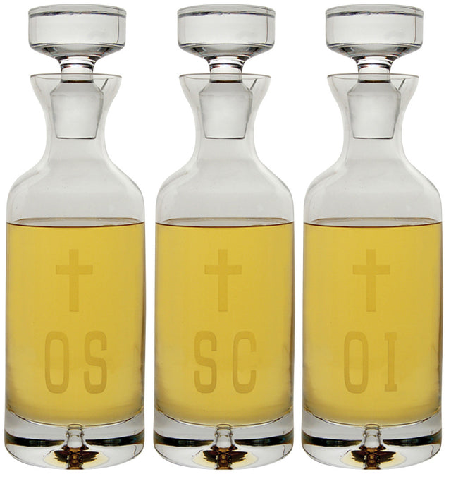 Ambry Set - Hand Cut Crystal - K969 - Koleys - Chiarelli's Religious Goods & Church Supply