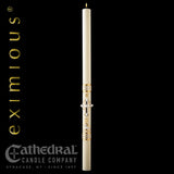 Eximious Collection | Merciful Lamb Paschal Candle - Cathedral Candle - Chiarelli's Religious Goods & Church Supply