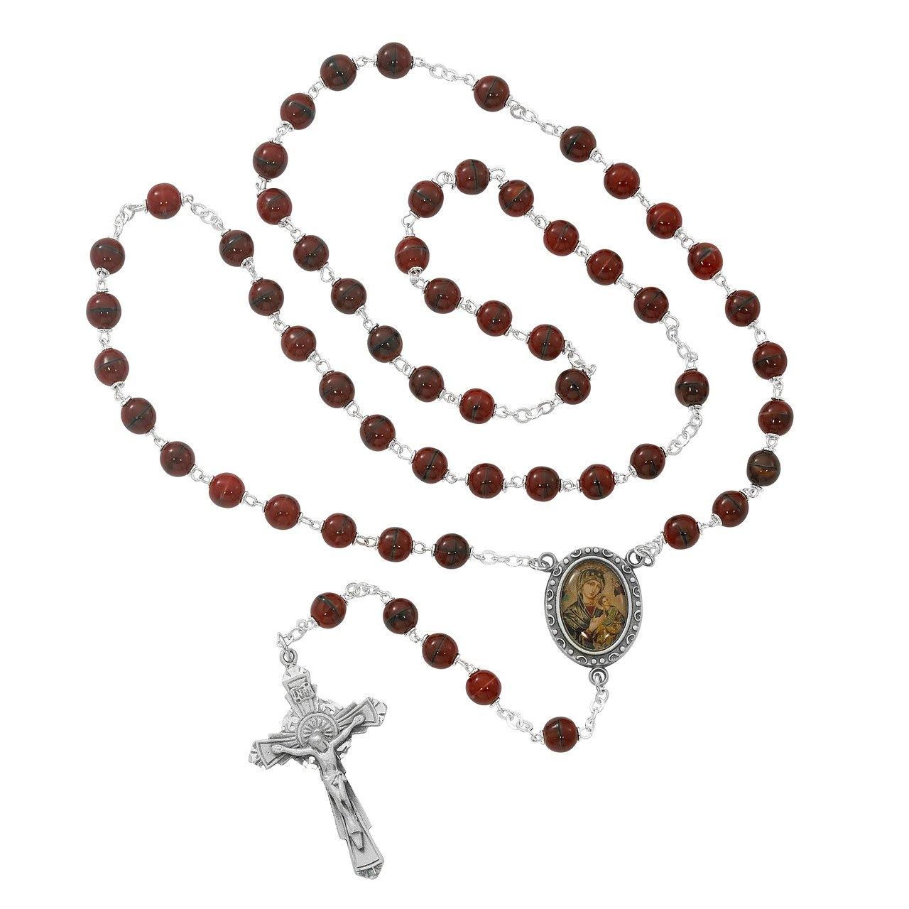 Our Lady of Perpetual Help Rosary - 7mm - McVan - Chiarelli's Religious Goods & Church Supply