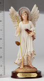 8" Archangel Raphael - Hand Painted - Religious Art - Chiarelli's Religious Goods & Church Supply