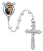 Pearl Mother / Child Decal Rosary - 5mm - McVan - Chiarelli's Religious Goods & Church Supply