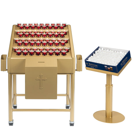 St. Patricks | Votive Candle Burning Unit | 68 Piece - St. Killian's - Chiarelli's Religious Goods & Church Supply