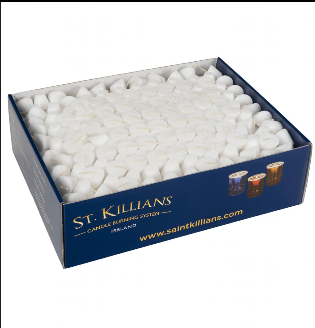 St. Killians Votive Candle Refills - 632 pc. - St. Killian's - Chiarelli's Religious Goods & Church Supply