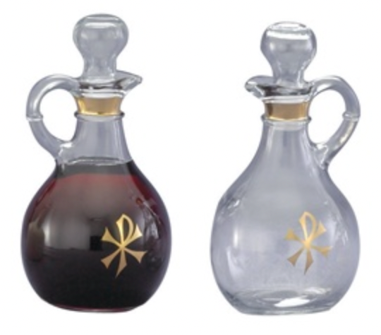 Cruet Set CB-3 - Alviti - Chiarelli's Religious Goods & Church Supply