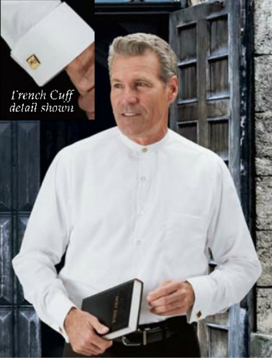 Formal Clerical Shirt - Neckband Collar - RJT - Chiarelli's Religious Goods & Church Supply
